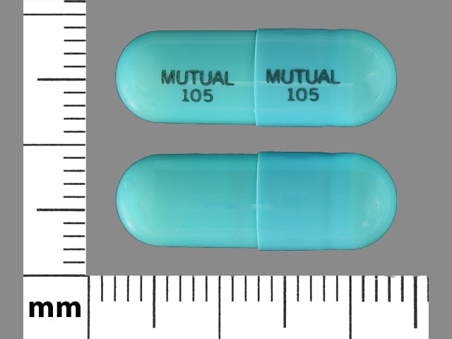 Afbeelding 1 - Imprint MUTUAL 105 MUTUAL 105 -. doxycycline 100 mg