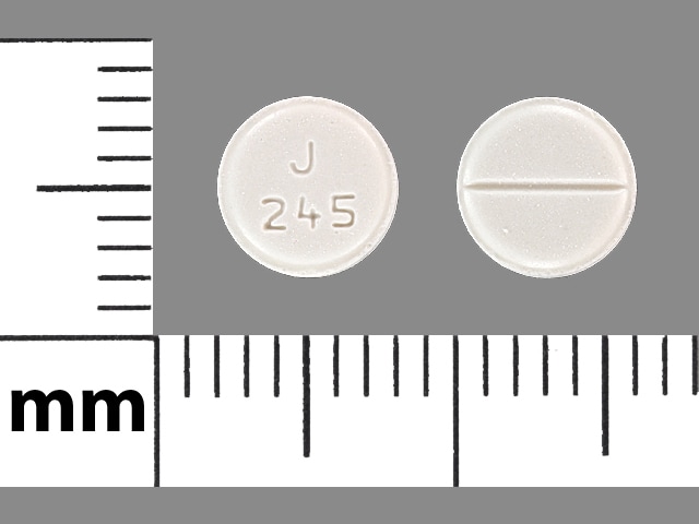 Image 1 - Imprint J 245 - lamotrigine 25 mg