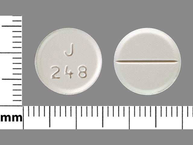 Image 1 - Imprint J 248 - lamotrigine 200 mg