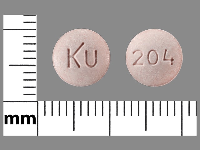 Image 1 - Imprint KU 204 - montelukast 4 mg (base)