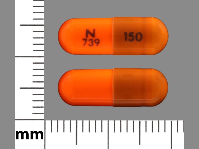 Imprint N 739 150 - mexiletine 150 mg