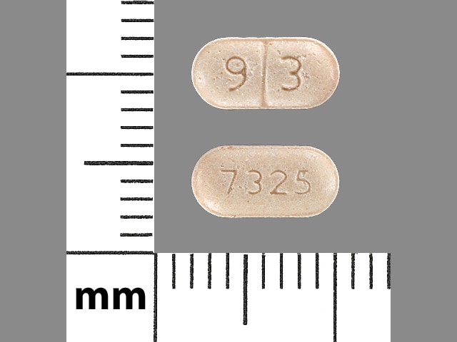 Image 1 - Imprint 93 7325 - trandolapril 1 mg