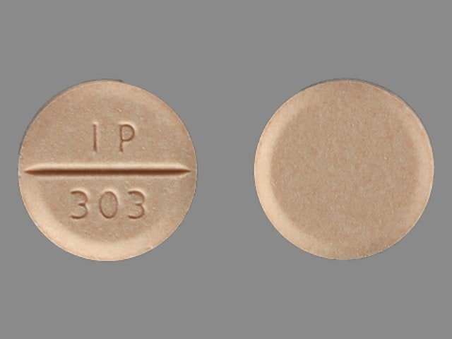 Pill Finder: IP 303 Orange Round 