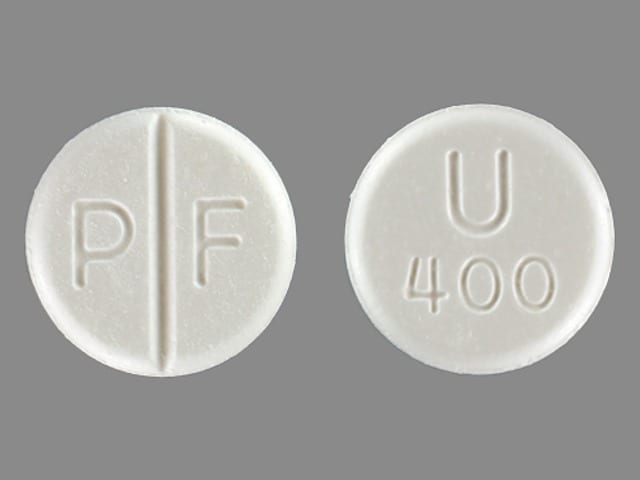Image 1 - Imprint P F U 400 - Uniphyl 400 mg
