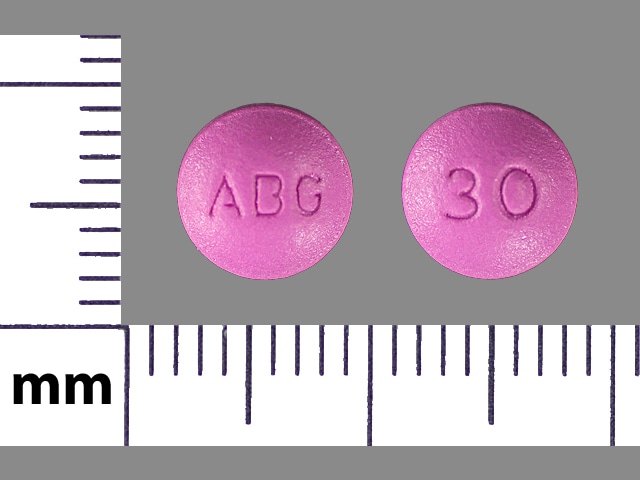 Image 1 - Imprint ABG 30 - morphine 30 mg