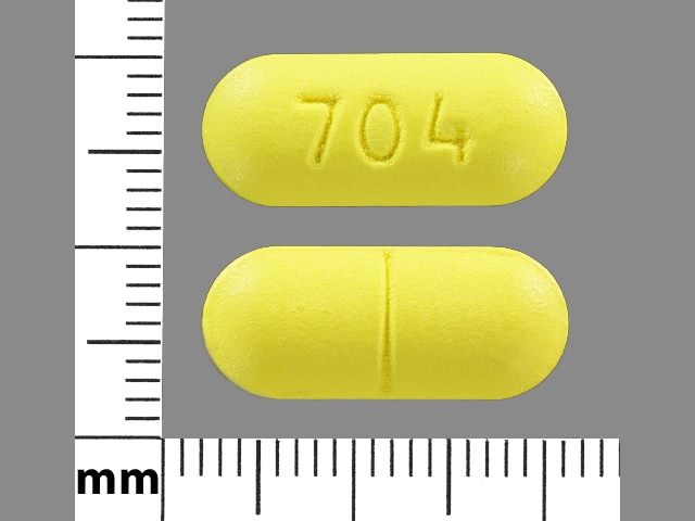 Image 1 - Imprint 704 - salsalate 750 mg