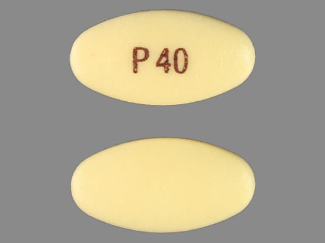 Imprint P40 - pantoprazole 40 mg