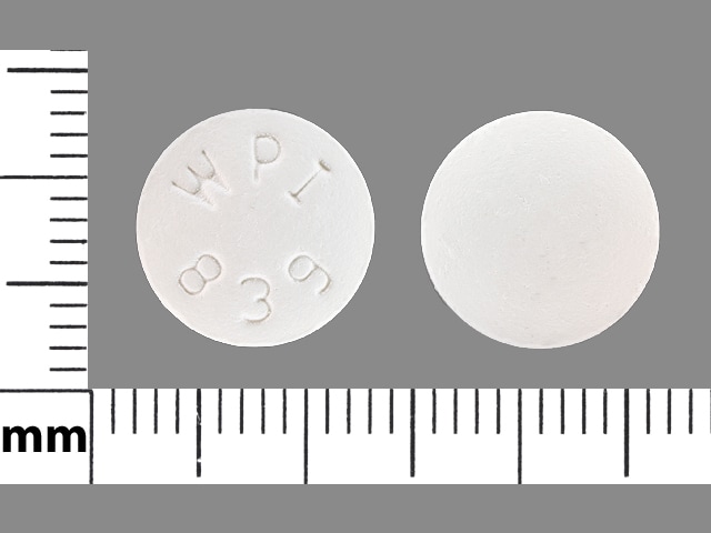 Image 1 - Imprint WPI 839 - bupropion 150 mg