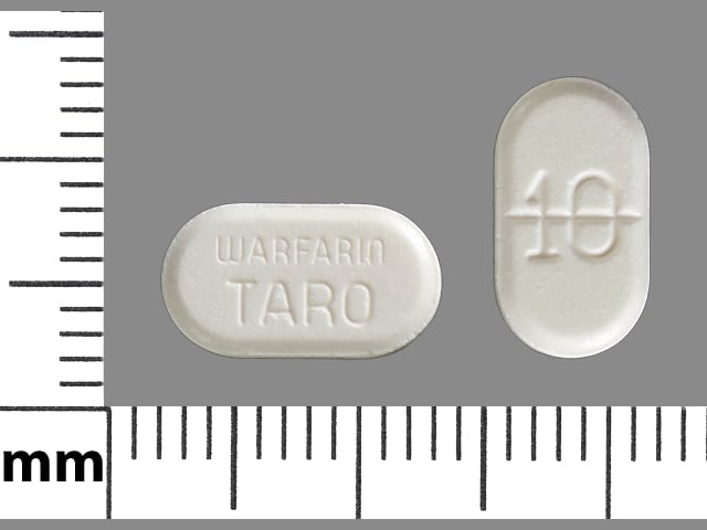 Image 1 - Imprint WARFARIN TARO 10 - warfarin 10 mg