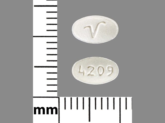 Image 1 - Imprint V 4209 - lisinopril 2.5 mg