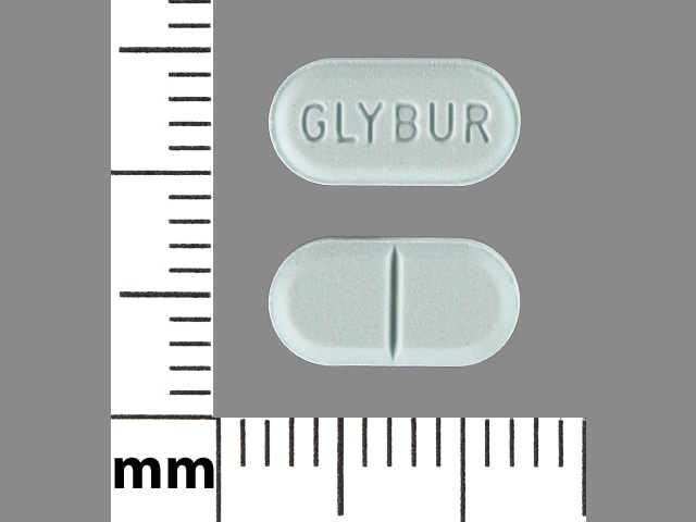 Image 1 - Imprint GLYBUR - glyburide 5 mg