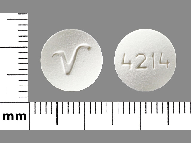 Image 1 - Imprint 4214 V - lisinopril 40 mg