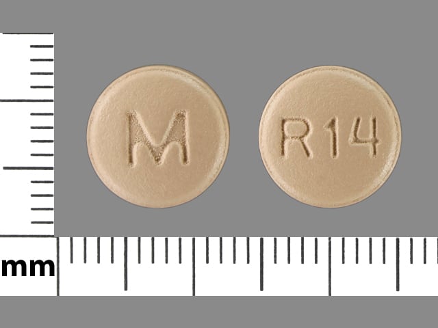 Image 1 - Imprint M R14 - risperidone 4 mg