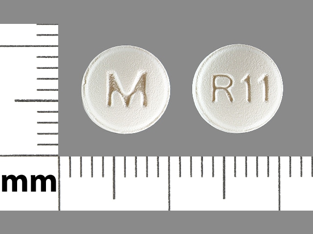 Image 1 - Imprint M R11 - risperidone 1 mg