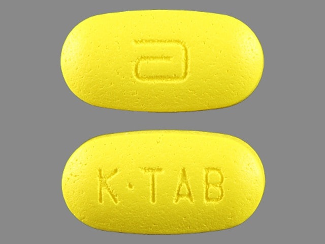 Image 1 - Imprint K-TAB a - K-Tab 10 mEq (750 mg)