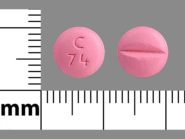 Image 1 - Imprint C 74 - metoprolol 50 mg