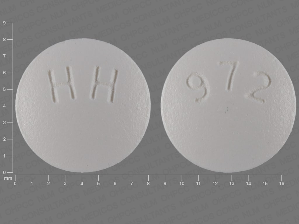 Image 1 - Imprint HH 972 - ropinirole 0.25 mg