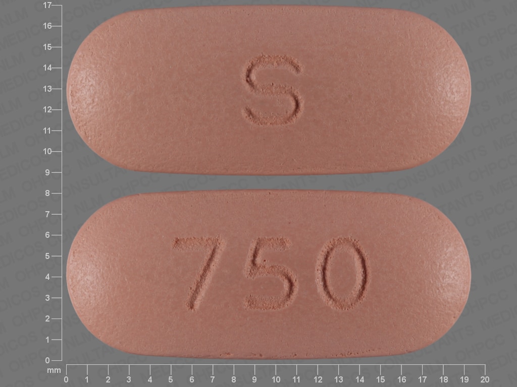 Image 1 - Imprint S 750 - niacin 750 mg