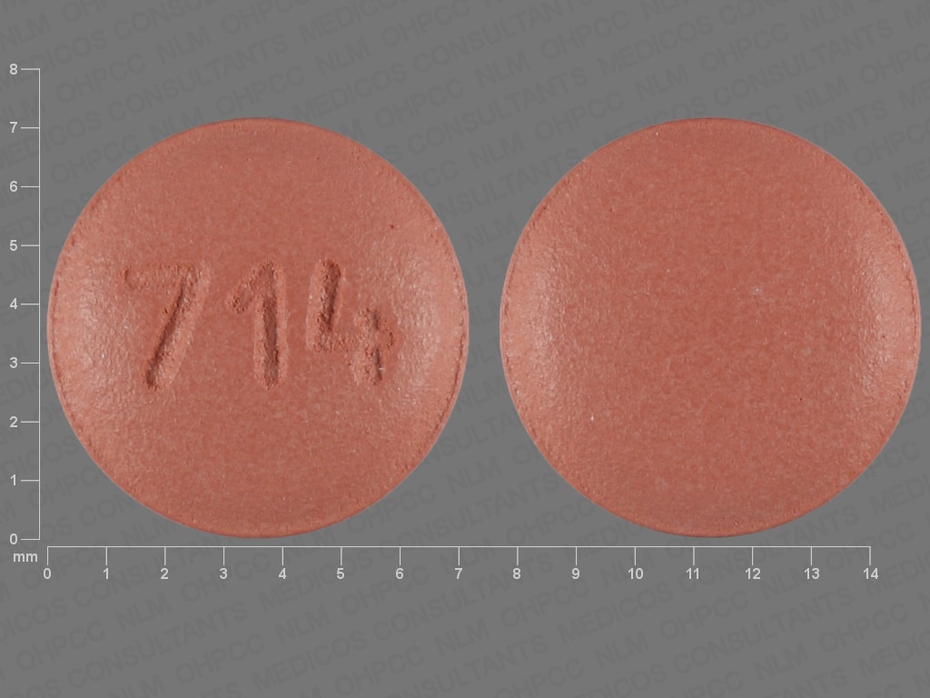 Image 1 - Imprint 714 - finasteride 1 mg