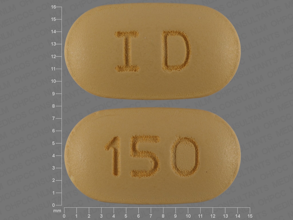 Imprint ID 150 - ibandronate 150 mg