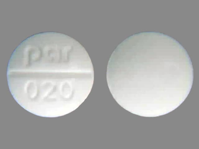 Image 1 - Imprint par 020 - isosorbide dinitrate 5 mg