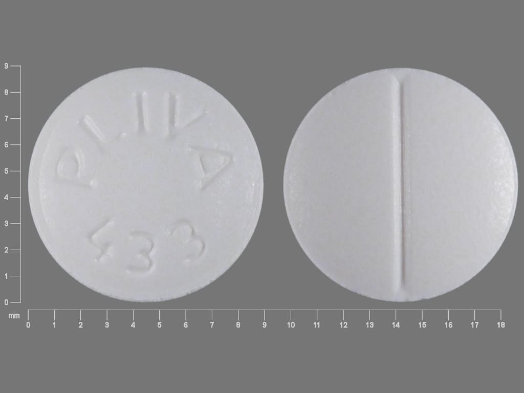 Pill Finder: PLIVA 433 White Round - Medicine.com