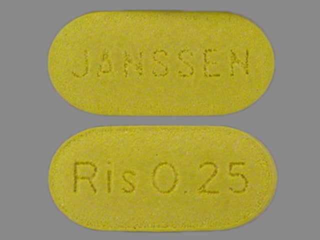 Image 1 - Imprint Ris 0.25 JANSSEN - Risperdal 0.25 mg
