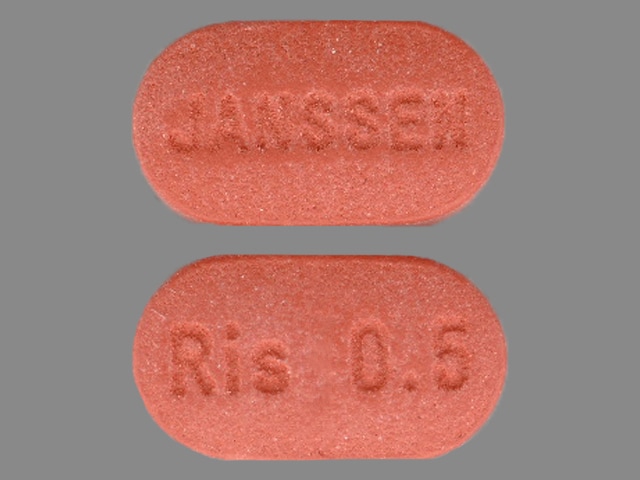 Image 1 - Imprint JANSSEN Ris 0.5 - Risperdal 0.5 mg