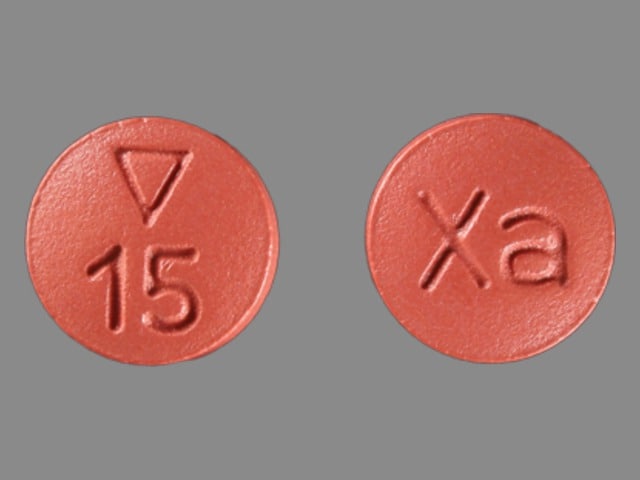 Imprint Logo 15 Xa - Xarelto 15 mg