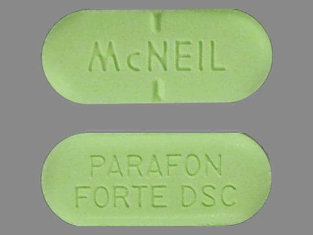 Image 1 - Imprint MCNEIL PARAFON FORTE DSC - Parafon Forte DSC 500 mg