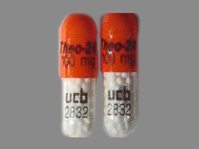 Image 1 - Imprint Theo-24 100 mg ucb 2832 - Theo-24 100 mg