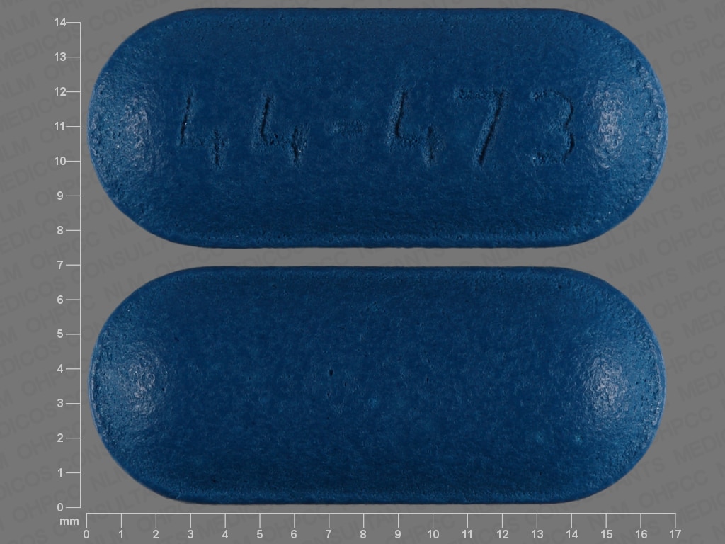 Image 1 - Imprint 44 473 - acetaminophen/chlorpheniramine/dextromethorphan/phenylephrine acetaminophen 325 mg / chlorpheniramine 2 mg / dextromethorphan 10 mg / phenylephrine 5 mg