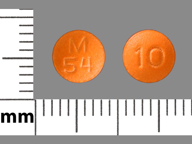 Imprint M 54 10 - thioridazine 10 mg