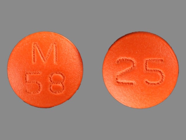 Imprint M 58 25 - thioridazine 25 mg