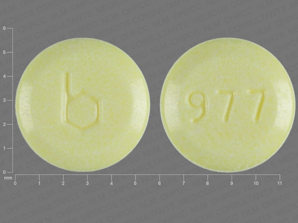 Image 1 - Imprint b 977 - Loestrin Fe 1/20 ethinyl estradiol 0.02 mg / norethindrone 1 mg