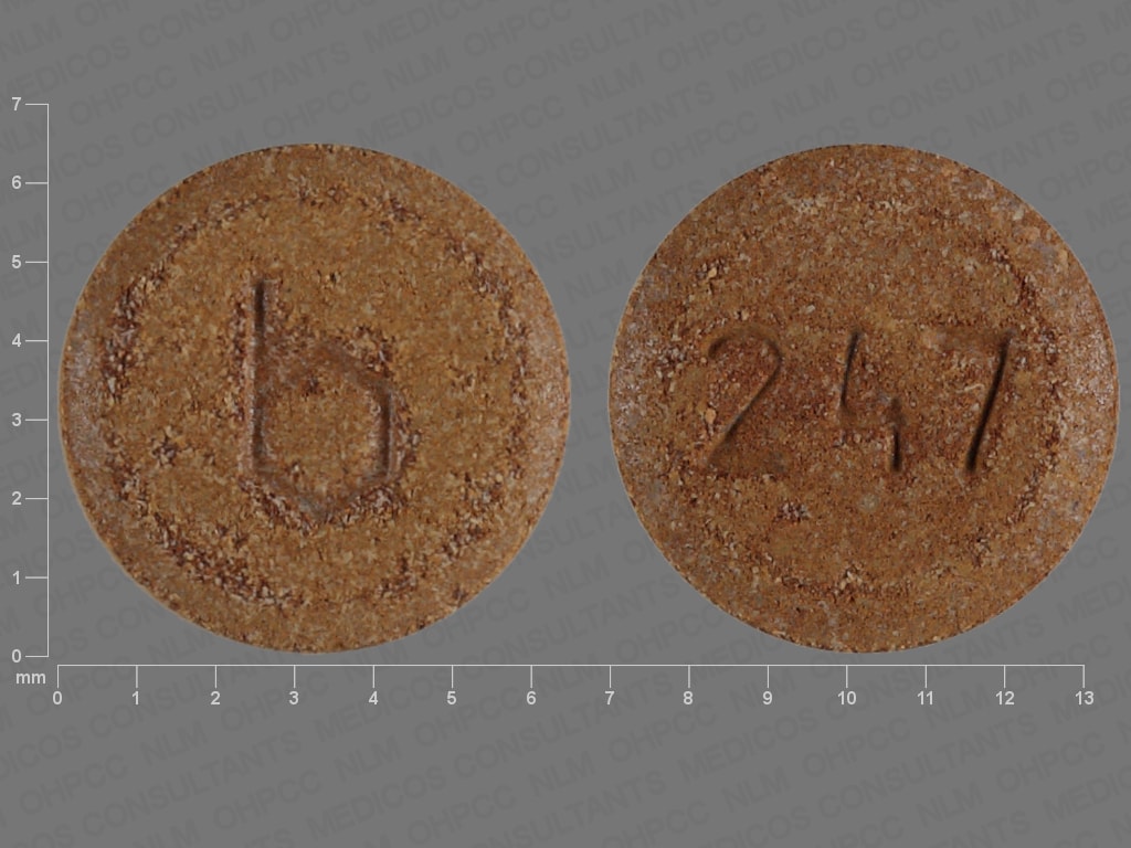 H 36 Pill Brown Round 7mm - Pill Identifier