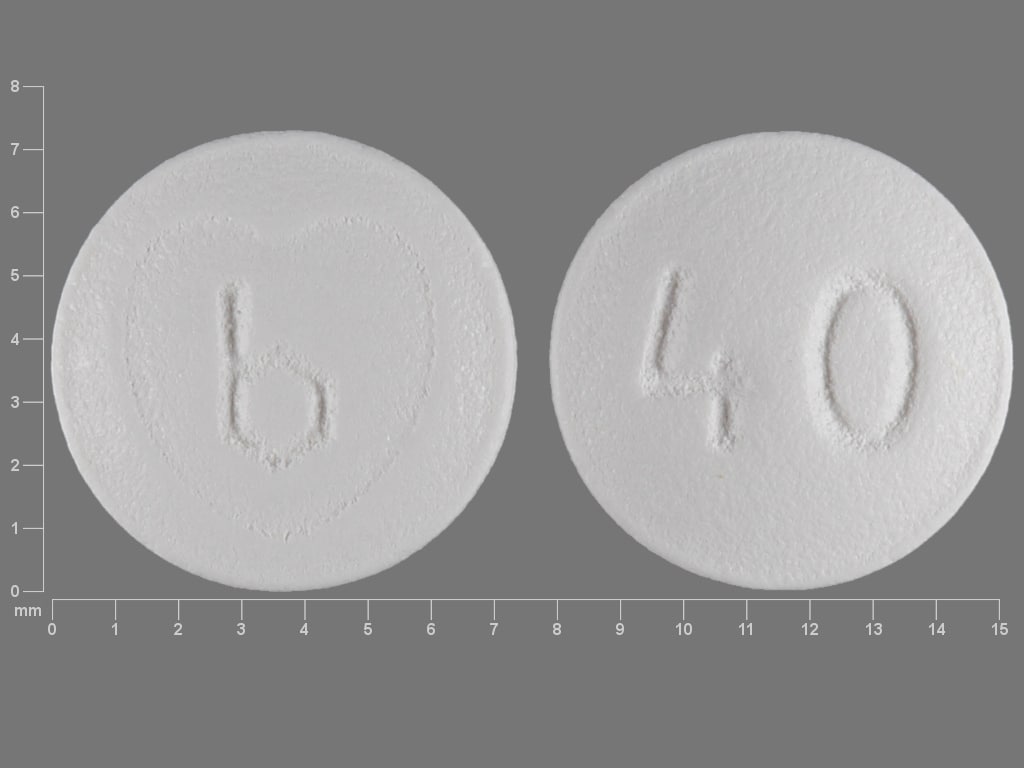 Imprint b 40 - Ziac 10 mg / 6.25 mg