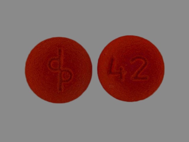 Image 1 - Imprint dp 42 - Cenestin synthetic conjugated estrogens, A 0.625 mg