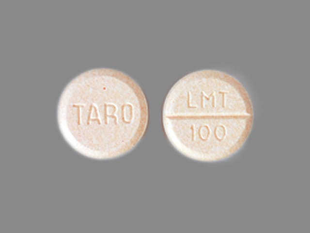 Image 1 - Imprint TARO LMT 100 - lamotrigine 100 mg