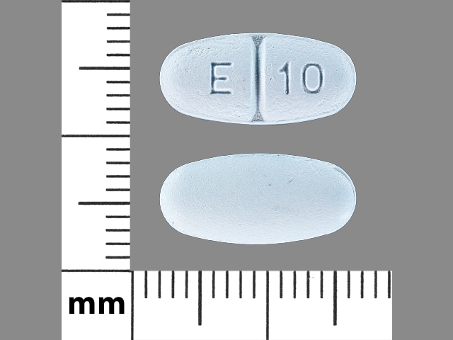 Image 1 - Imprint E 10 - levetiracetam 250 mg