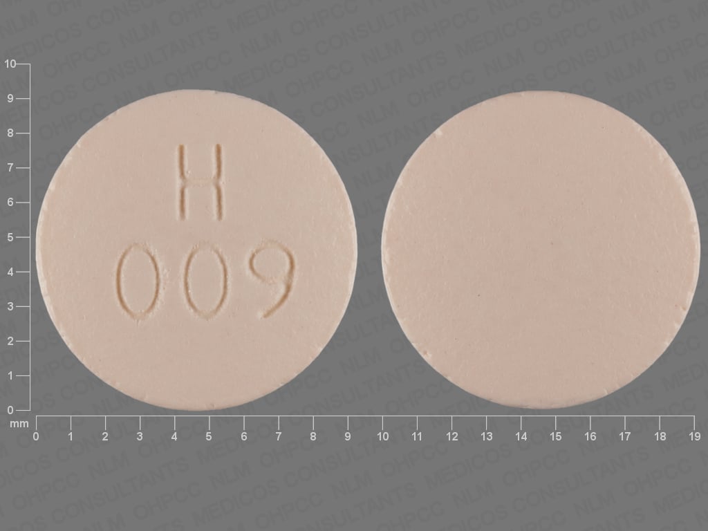 Image 1 - Imprint H009 - lamotrigine 50 mg