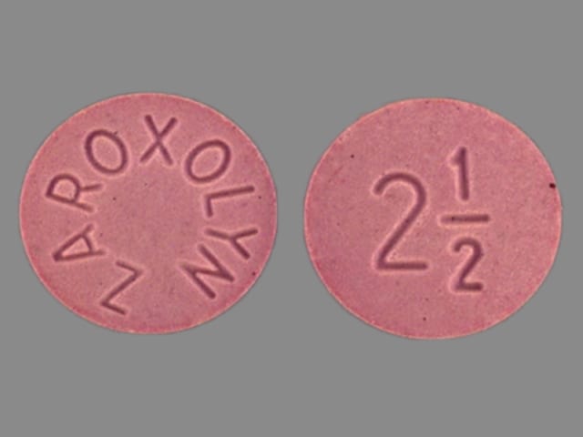 Image 1 - Imprint ZAROXOLYN 2 1/2 - Zaroxolyn 2.5 mg