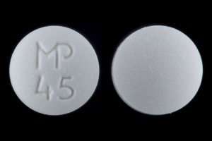 Image 1 - Imprint MP 45 - metronidazole 250 mg