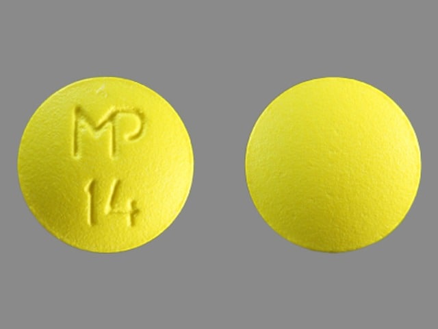 Image 1 - Imprint MP 14 - thioridazine 25 mg