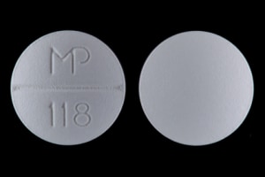 Image 1 - Imprint MP 118 - trazodone 50 mg