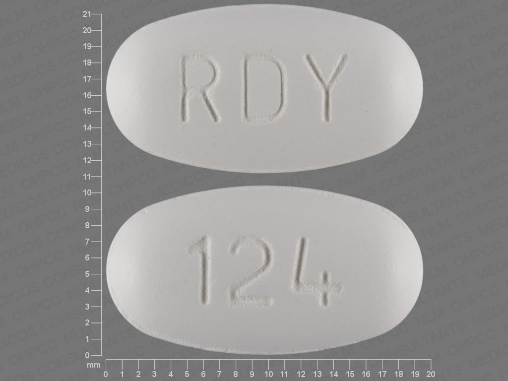 Image 1 - Imprint RDY 124 - atorvastatin 80 mg