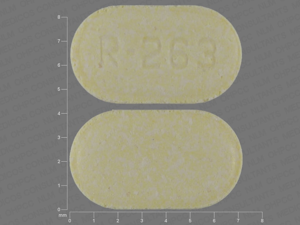 Image 1 - Imprint R-263 - olanzapine 10 mg