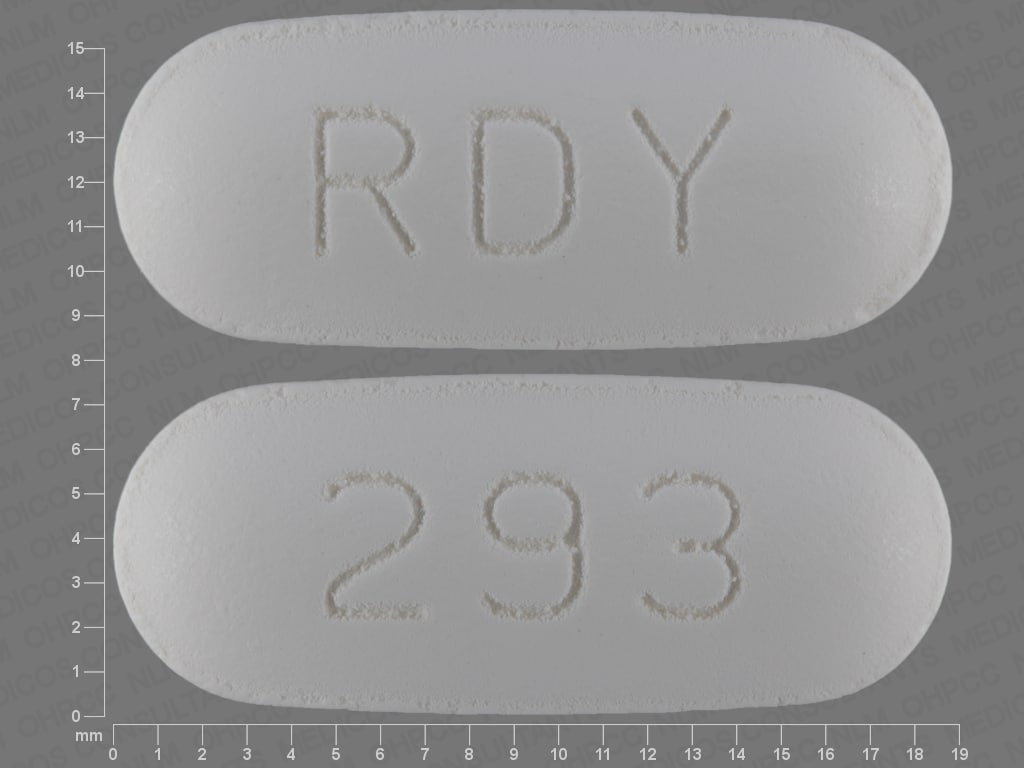 Image 1 - Imprint RDY 293 - sumatriptan 100 mg