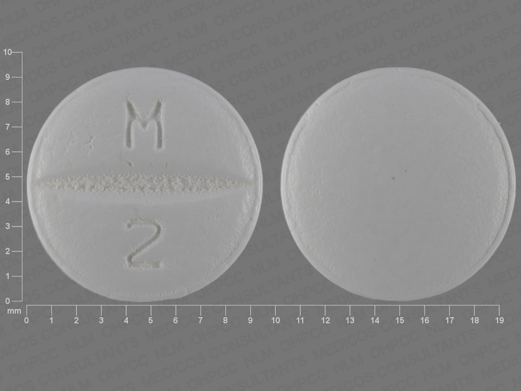 Pill Finder M 2 White Round