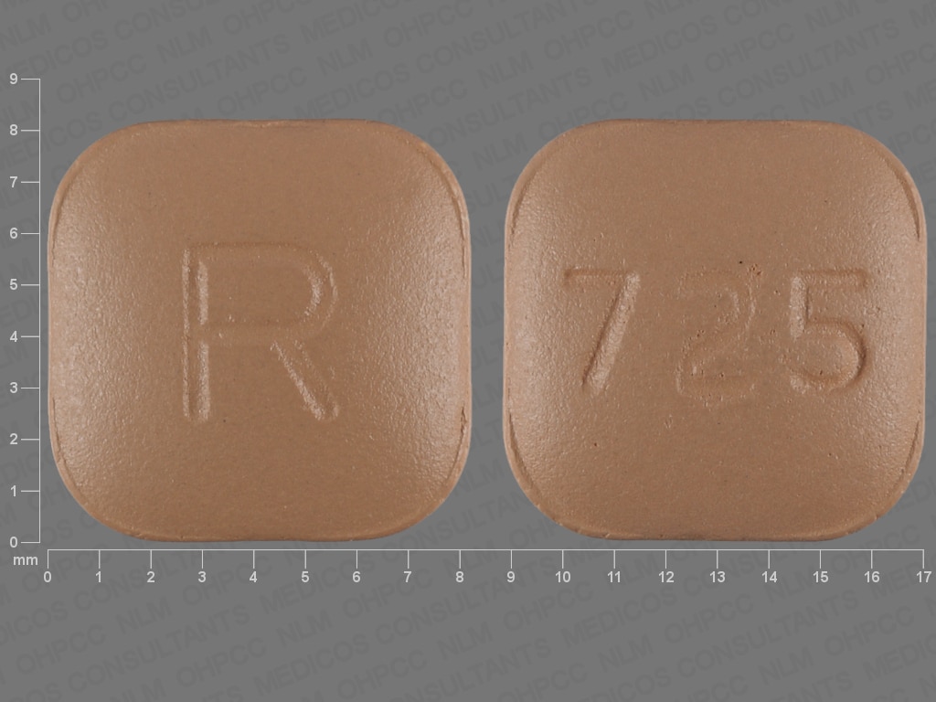 Image 1 - Imprint R 725 - montelukast 10 mg (base)